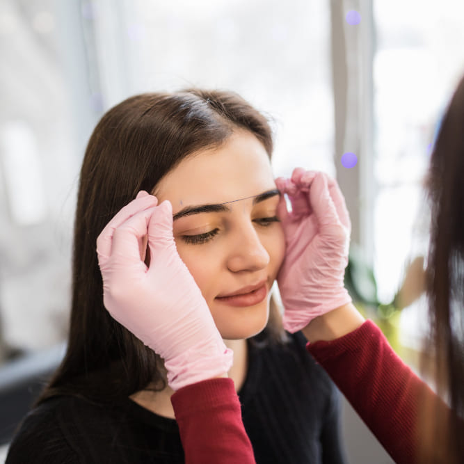 Eyebrow Threading at Aavya Wellness Salon Spa